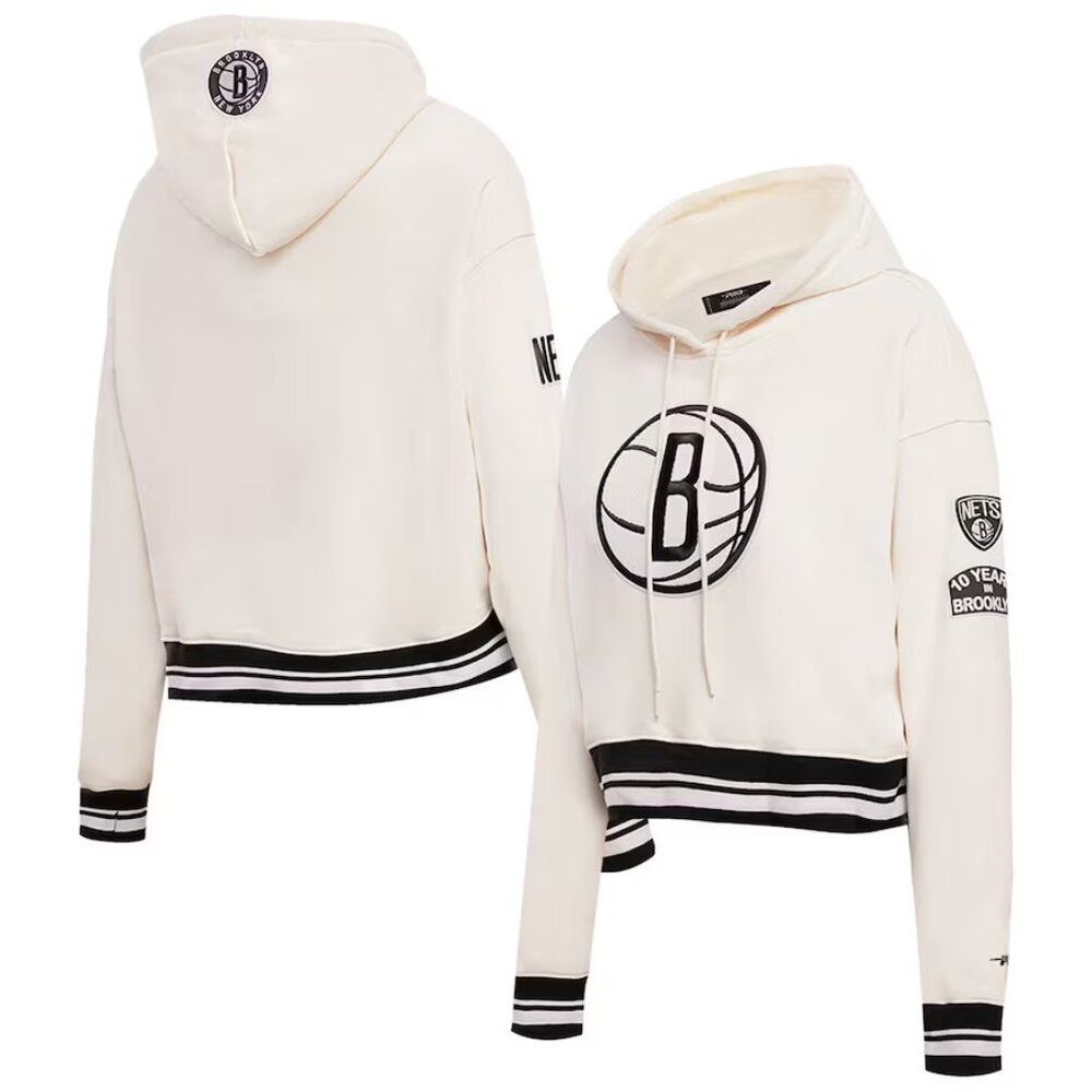 Brooklyn Nets Pro Standard Crop Hoodie